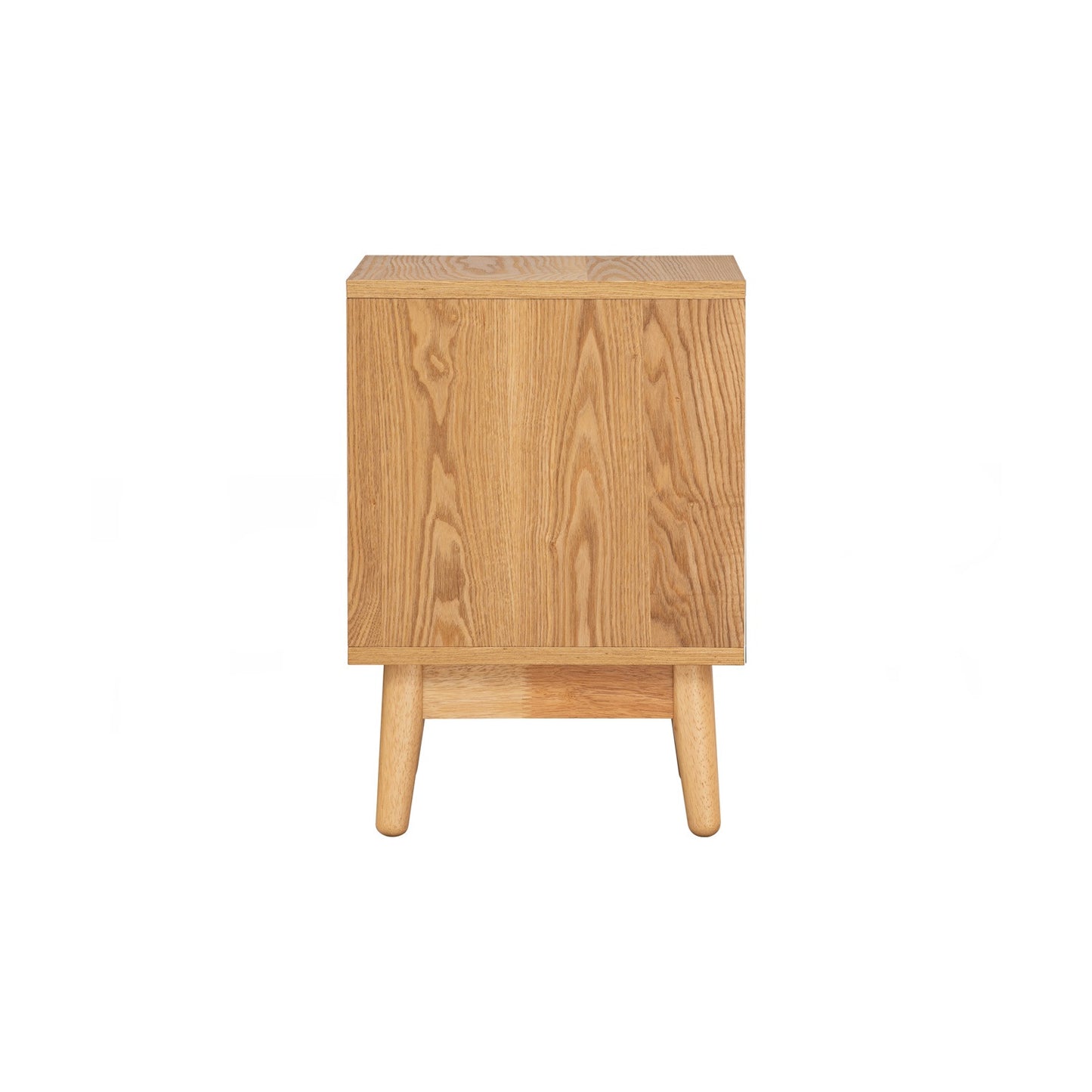 TENRI Bed Side Table - Natural (With 1 Drawer)