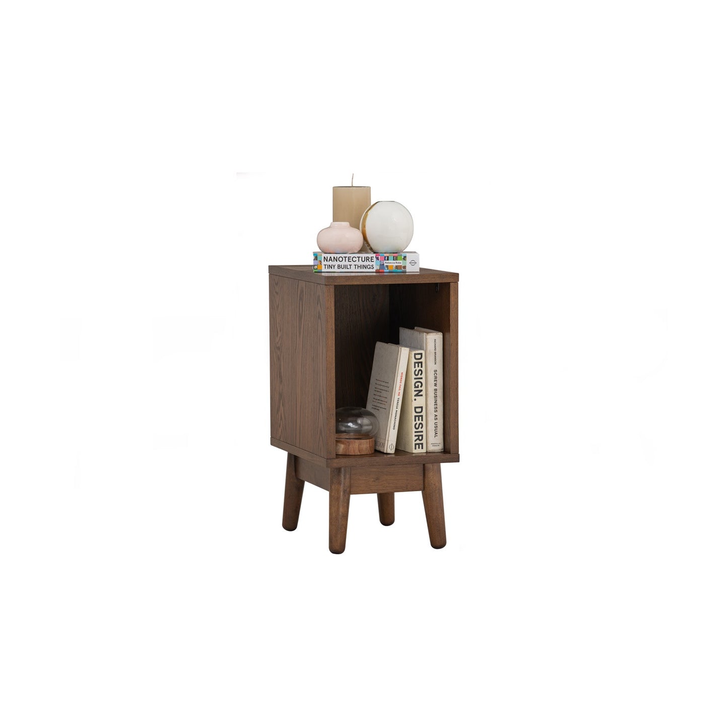 TENRI Bed Side Table - Cocoa
