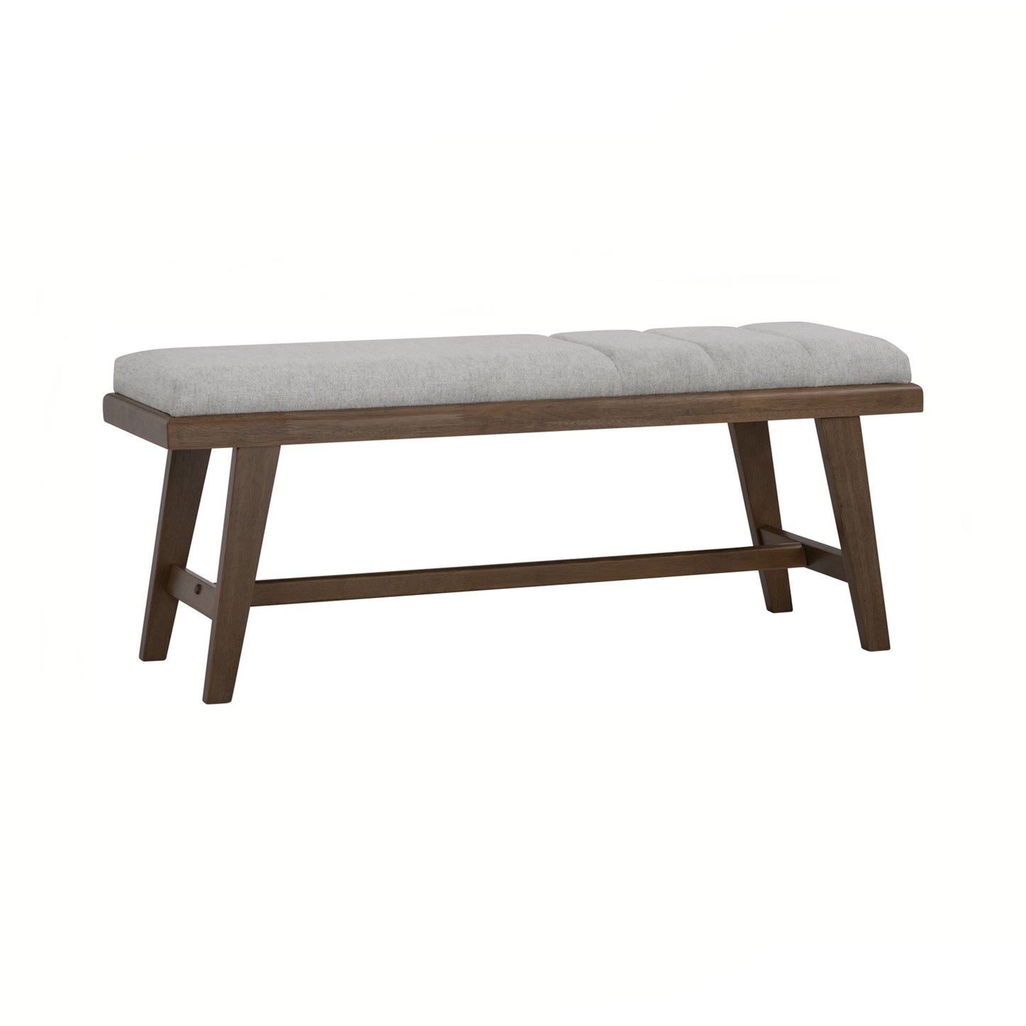 TOMIVA Bench - Cocoa Leg, Warm Grey Seat (1150L) (Pet Friendly Fabric)