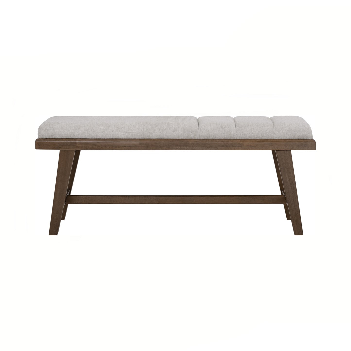 TOMIVA Bench - Cocoa Leg, Warm Grey Seat (1150L) (Pet Friendly Fabric)