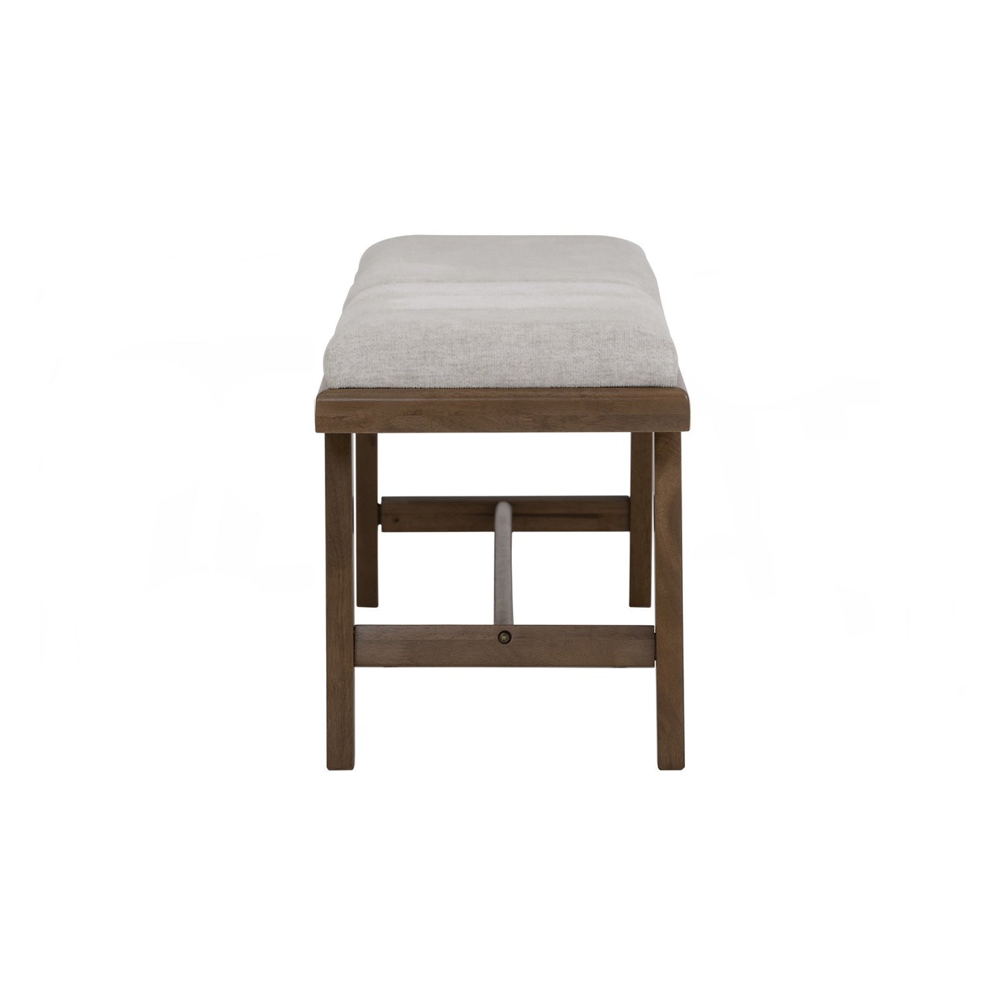 TOMIVA Bench - Cocoa Leg, Warm Grey Seat (1150L) (Pet Friendly Fabric)