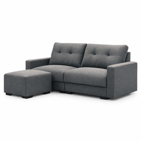 TOMO 4 Seater L Shape Sofa - Grey