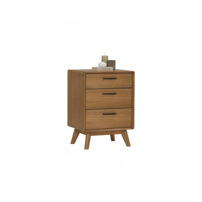 TORONTO Bed Side Table (With 3 Drawer)