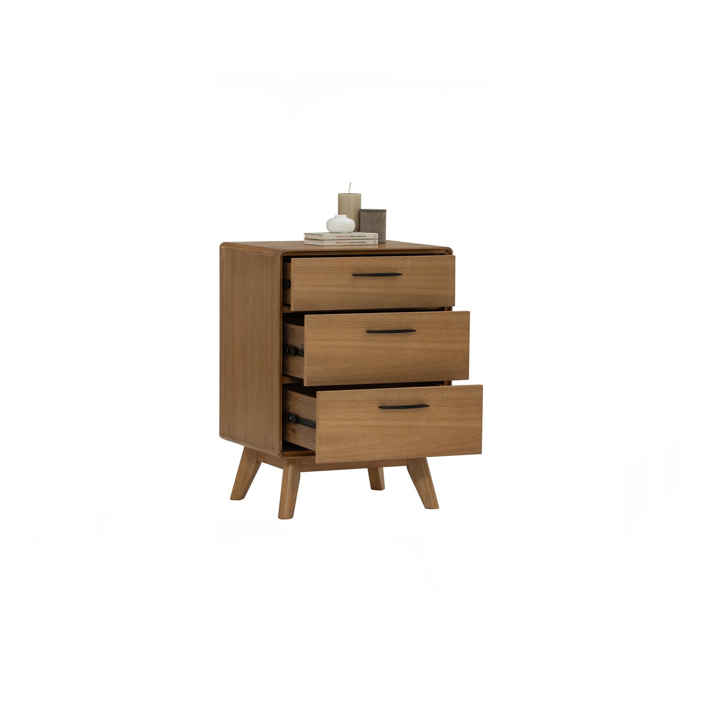 TORONTO Bed Side Table (With 3 Drawer)