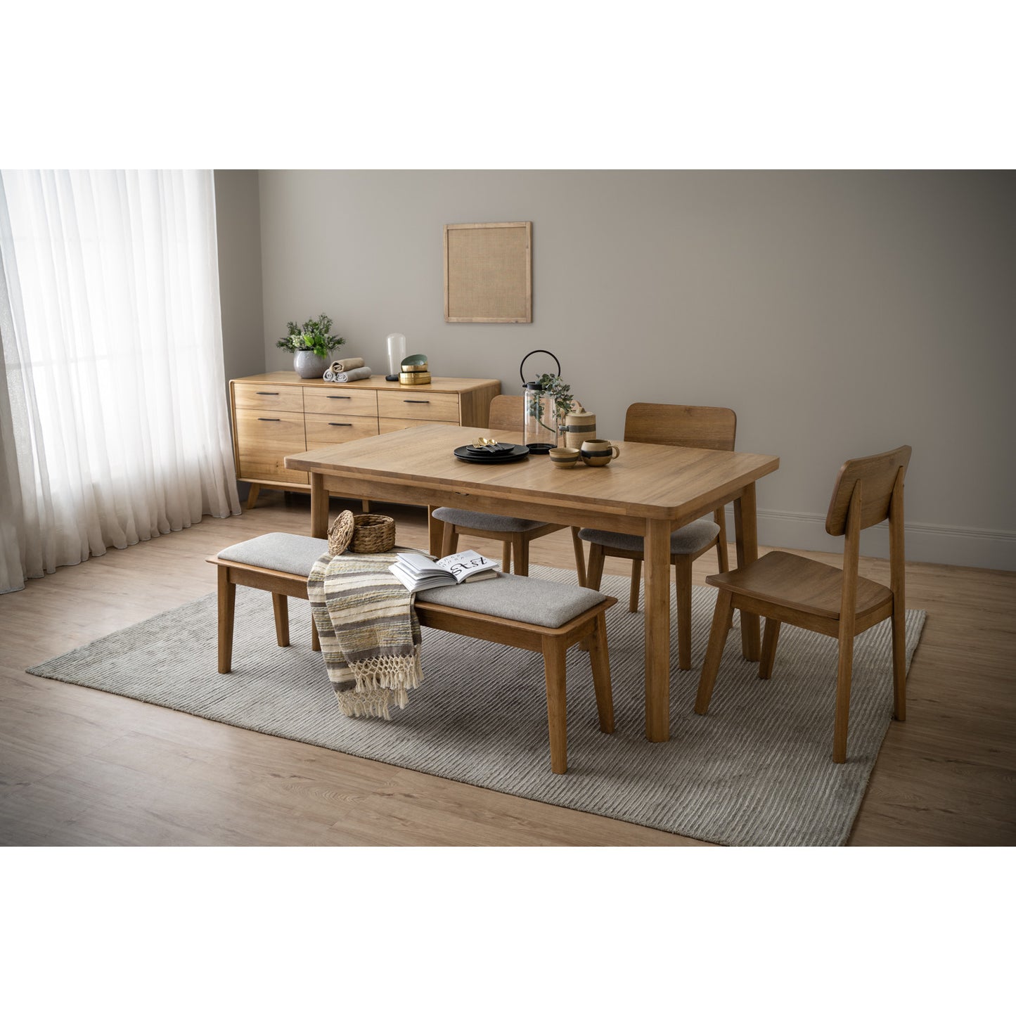 TORONTO Extendable Dining Table (1600 + 400L)