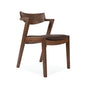 TRACY Dining Chair - Medium Brown