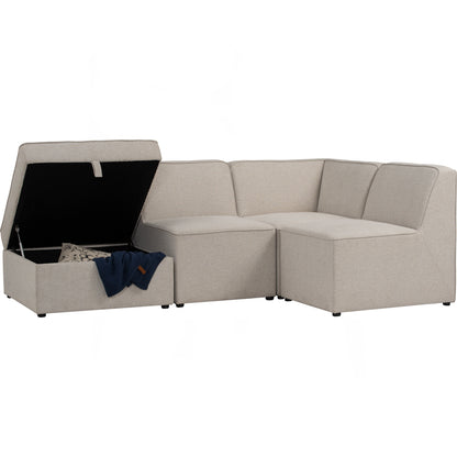TRAVERESE 3 Seater L Shape Sofa A
