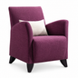 UDINESE 1 Seater Sofa Purple
