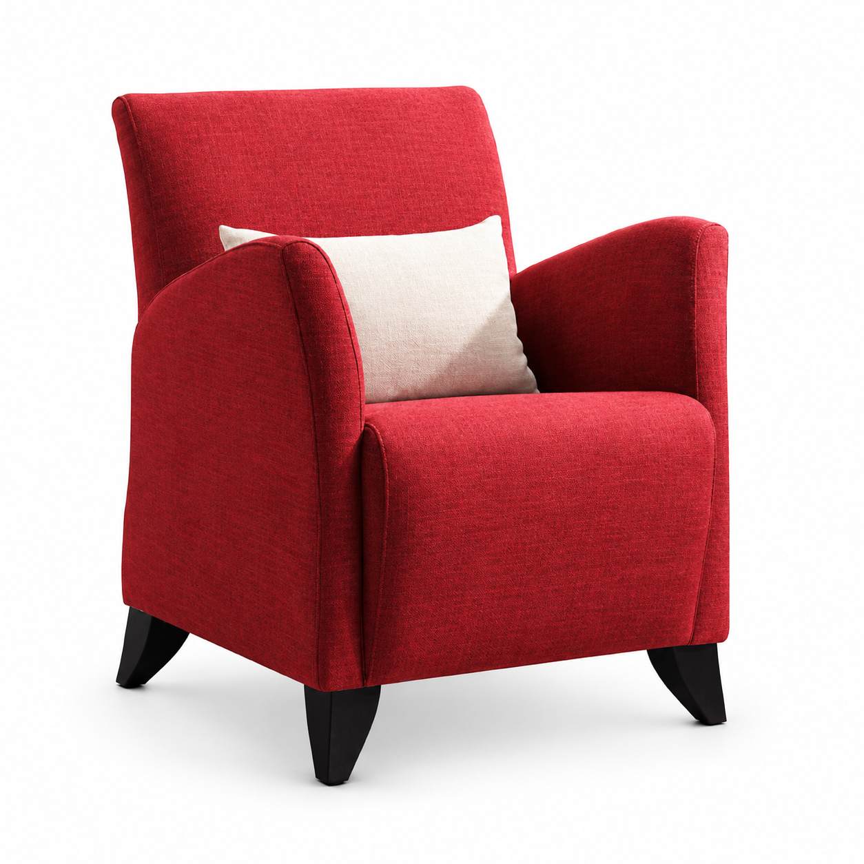 UDINESE 1 Seater Sofa Red