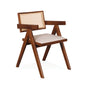 VELENTINA Arm Chair - Medium Brown (Cushion Seat)
