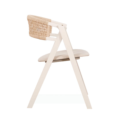 VICTOR Dining Chair - Soft Cream White