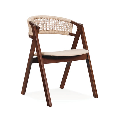 VICTOR Dining Chair - Medium Brown