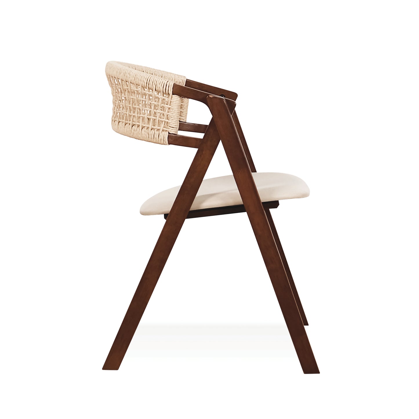 VICTOR Dining Chair - Medium Brown