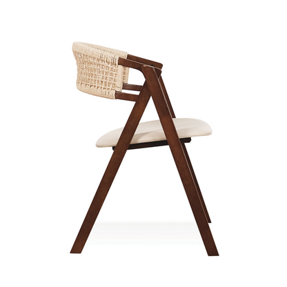 VICTOR Dining Chair - Medium Brown