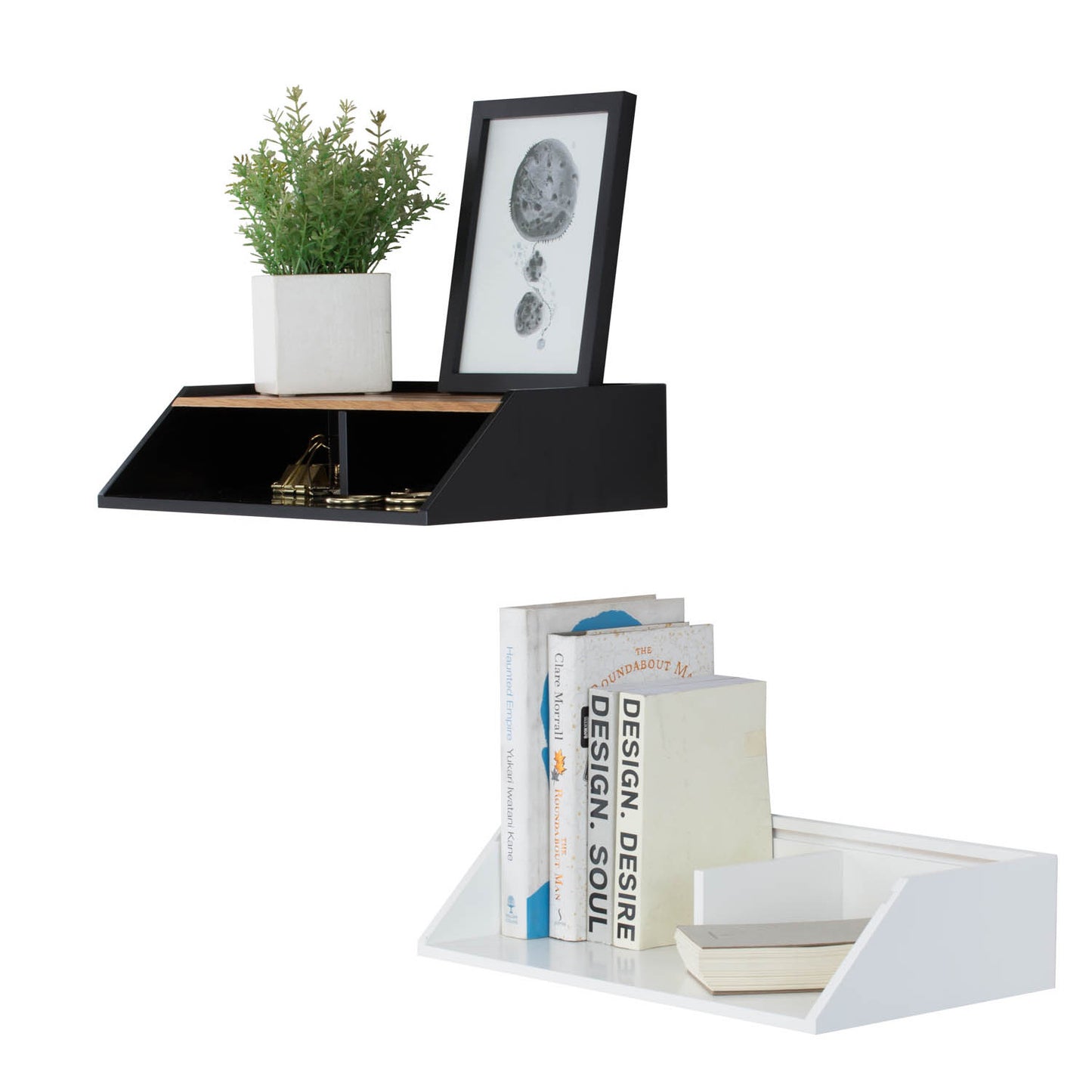 WAYLAND Wall Shelf - Black