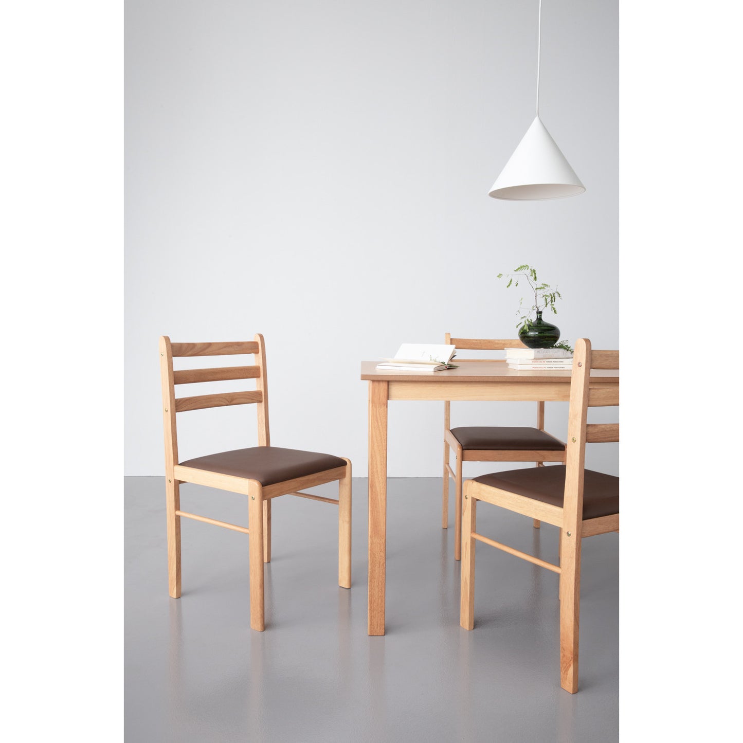 WALD Dining Set ( 1 Table + 4 Chair ) - Natural
