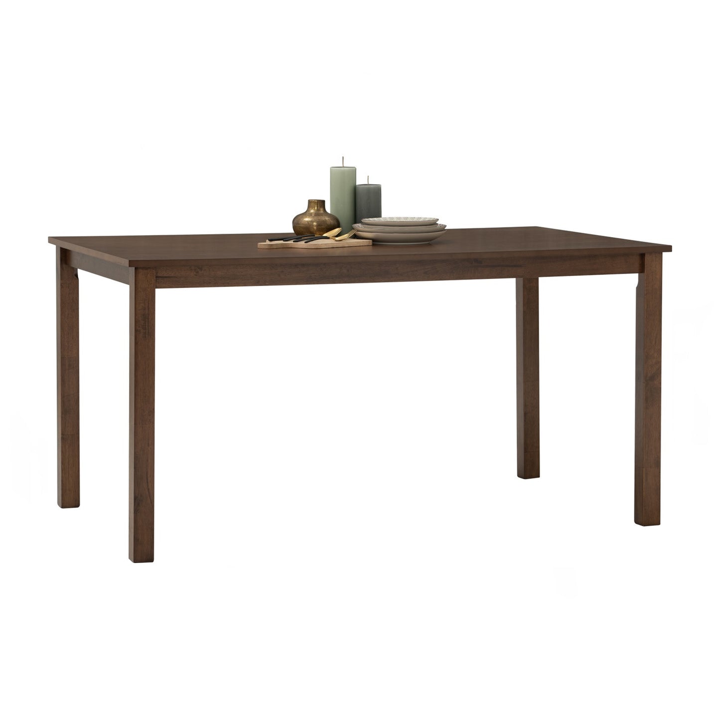WALD Dining Set ( 1 Table + 6 Chair ) - Cocoa
