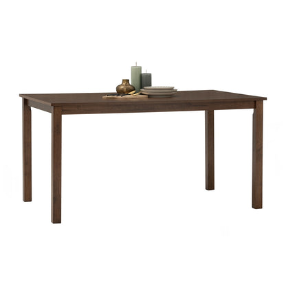 WALD Dining Set ( 1 Table + 6 Chair ) - Cocoa