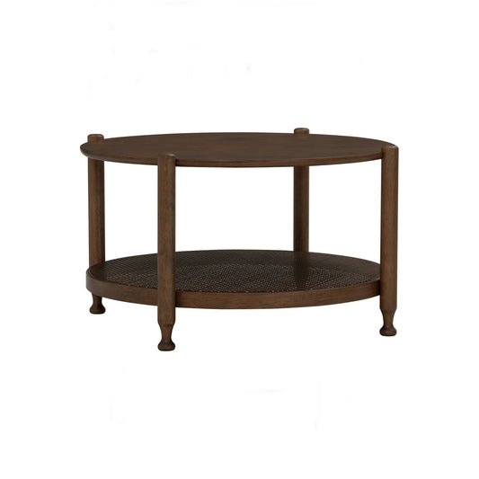 WILLOW Round Coffee Table - Cocoa