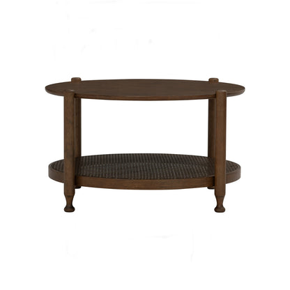 WILLOW Round Coffee Table - Cocoa