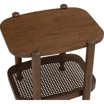 WILLOW Side Table - Cocoa