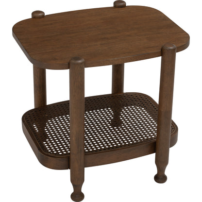 WILLOW Side Table - Cocoa