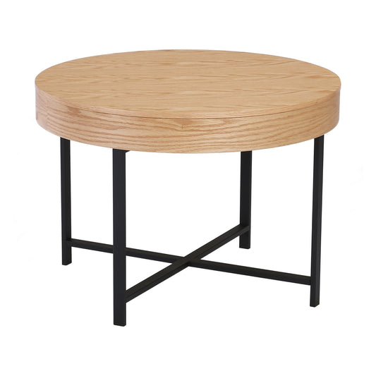 WOLCOTT Storage Coffee Table - Oak