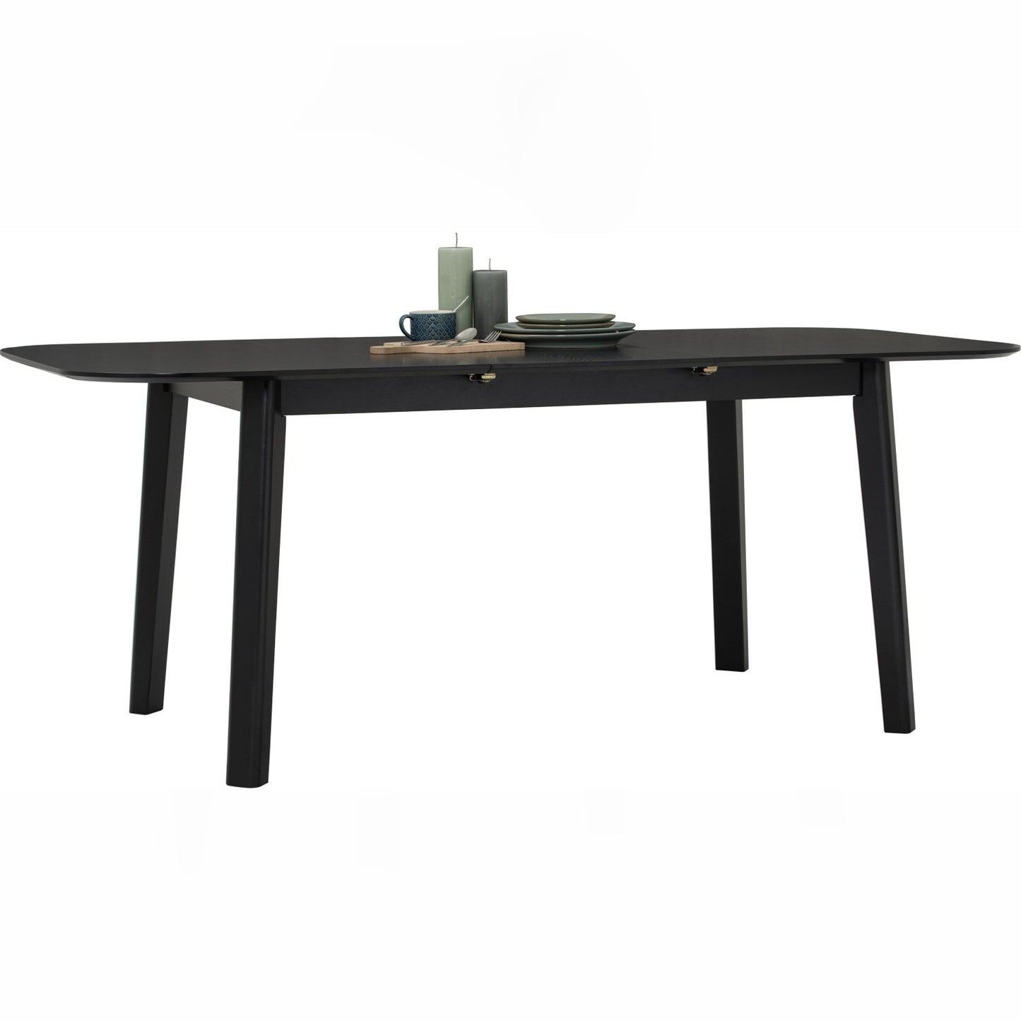 WOYER Extendable Dining Table - Black (1500 + 450L)