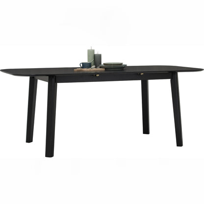WOYER Extendable Dining Table - Black (1500 + 450L)
