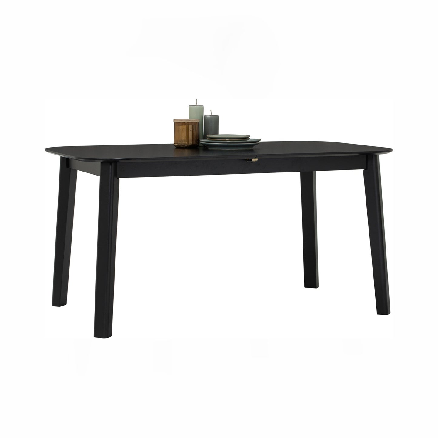 WOYER Extendable Dining Table - Black (1500 + 450L)