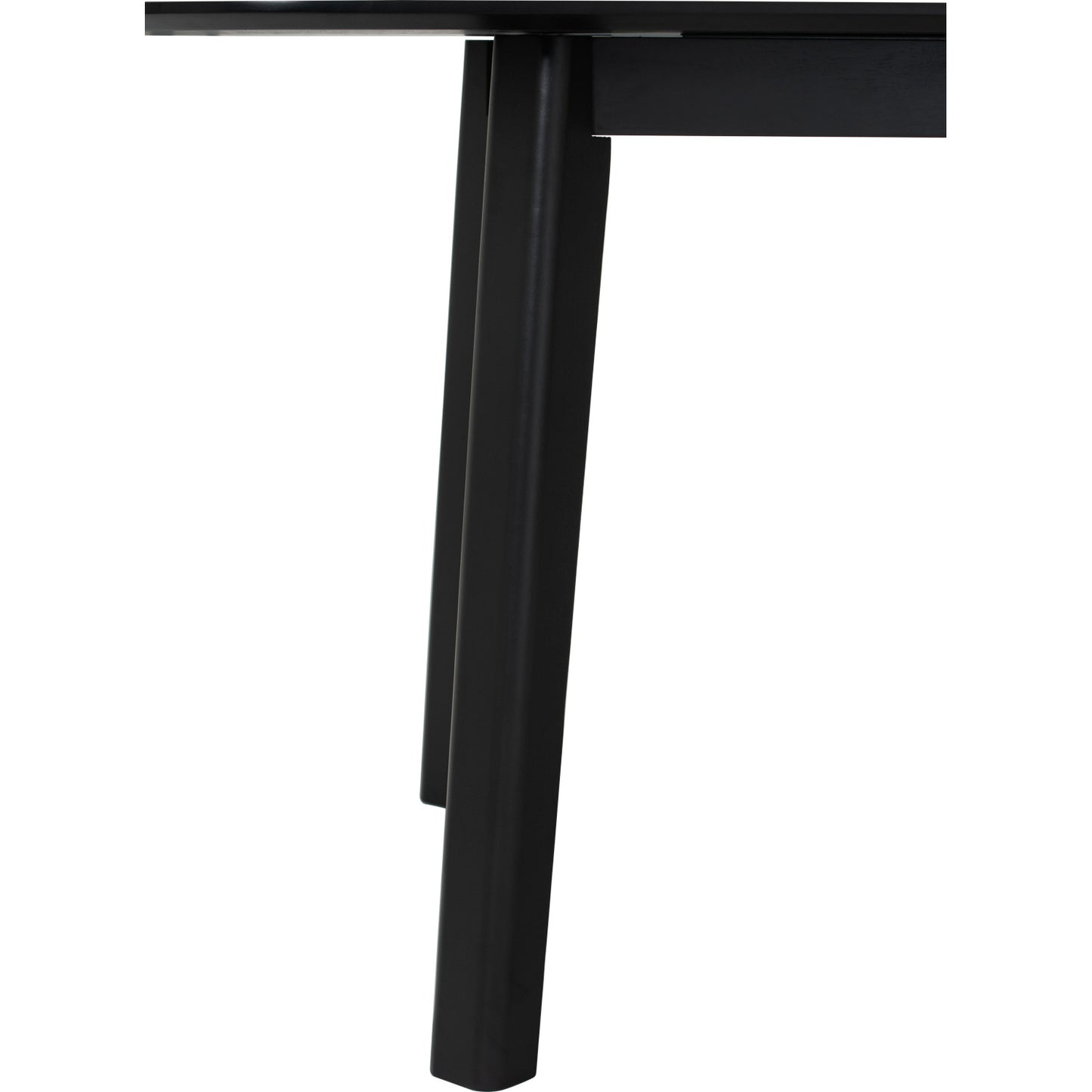 WOYER Extendable Dining Table - Black (1500 + 450L)