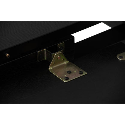 WOYER Extendable Dining Table - Black (1500 + 450L)