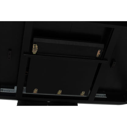 WOYER Extendable Dining Table - Black (1500 + 450L)