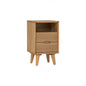YARA Bed Side Table - Natural (With 2 Drawer)
