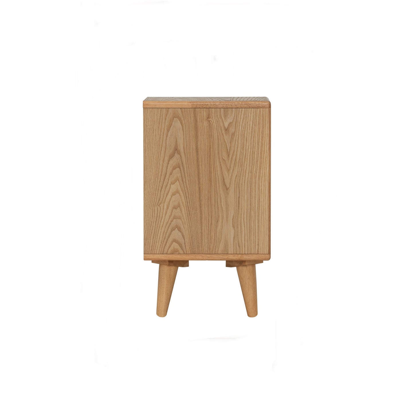 YARA Bed Side Table - Natural (With 2 Drawer)