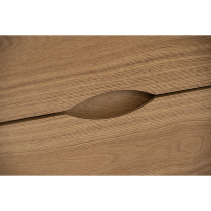 YARA Bed Side Table - Natural (With 2 Drawer)