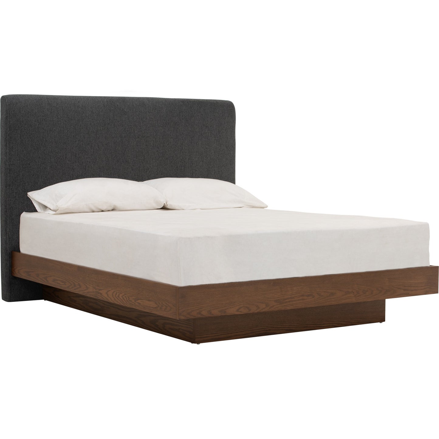 YUME Bedframe - Cocoa, Anthracite (Queen Size)