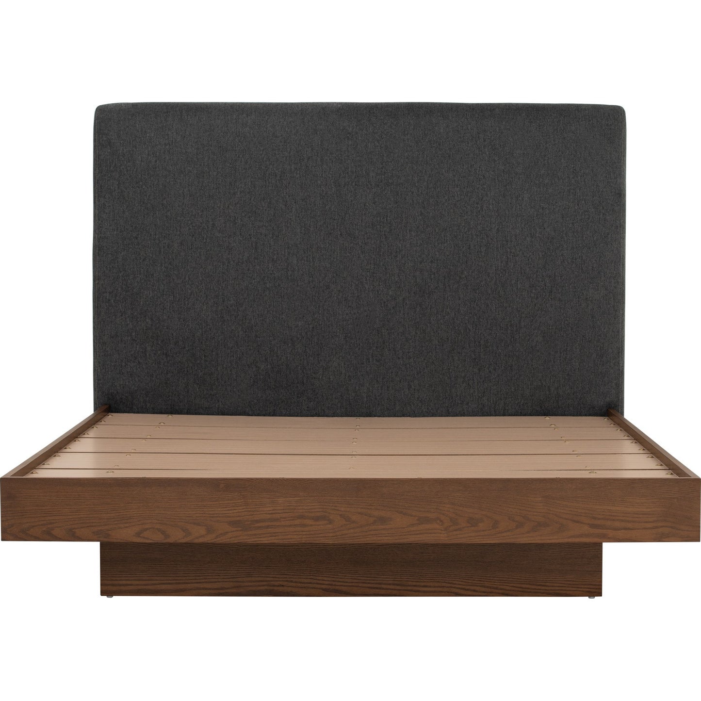 YUME Bedframe - Cocoa, Anthracite (Queen Size)