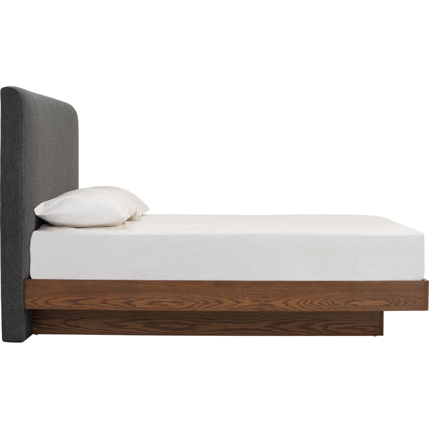 YUME Bedframe - Cocoa, Anthracite (Queen Size)