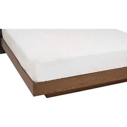 YUME Bedframe - Cocoa, Anthracite (Queen Size)