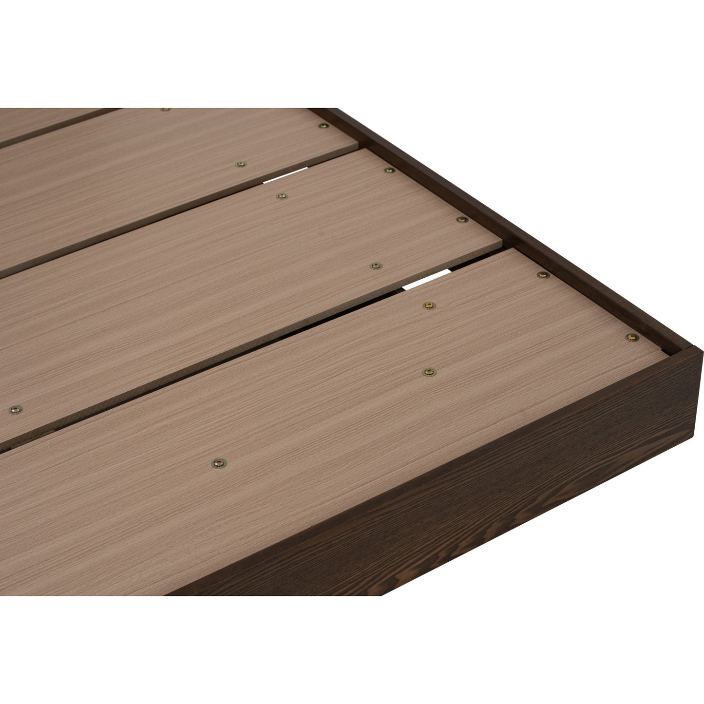 YUME Bedframe - Cocoa, Dark Grey (Queen Size)(Pets Friendly Fabric)