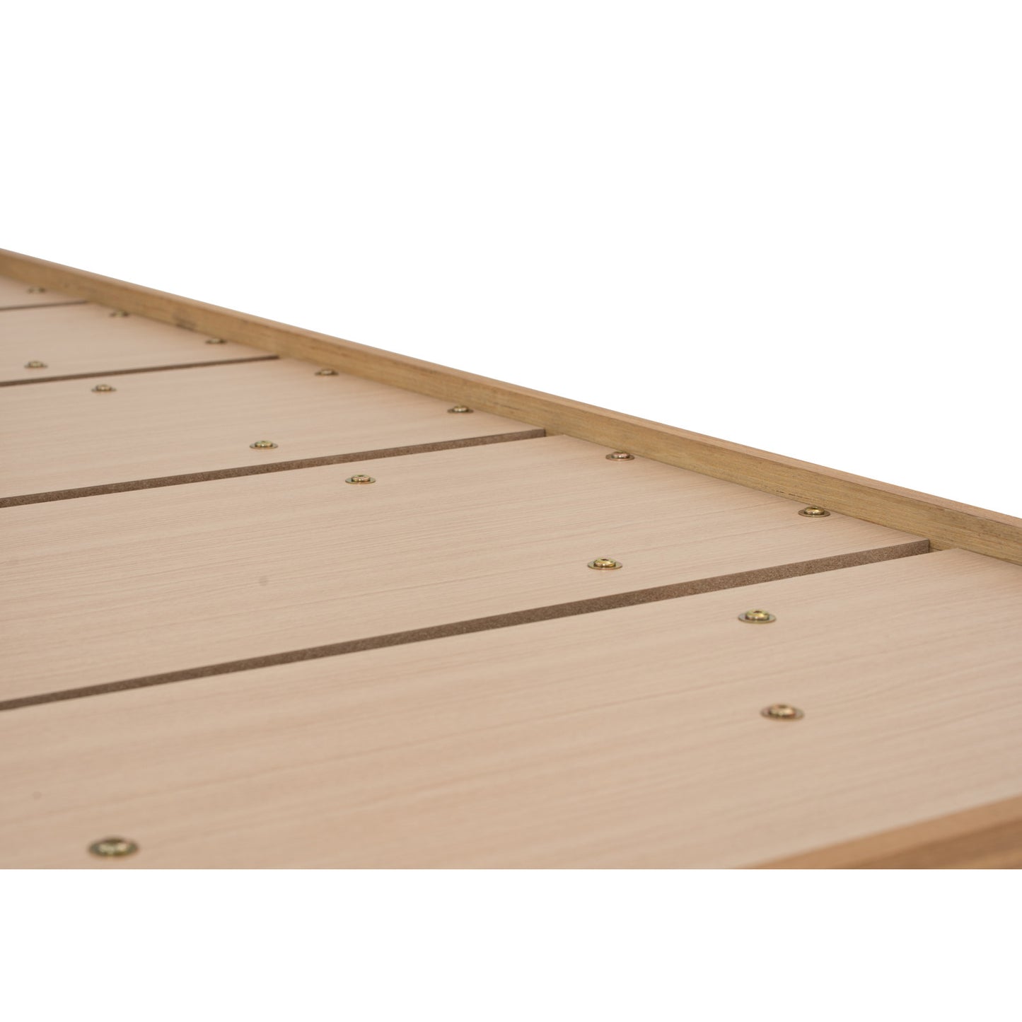 YUME Bedframe - Natural, Grey (Queen Size)