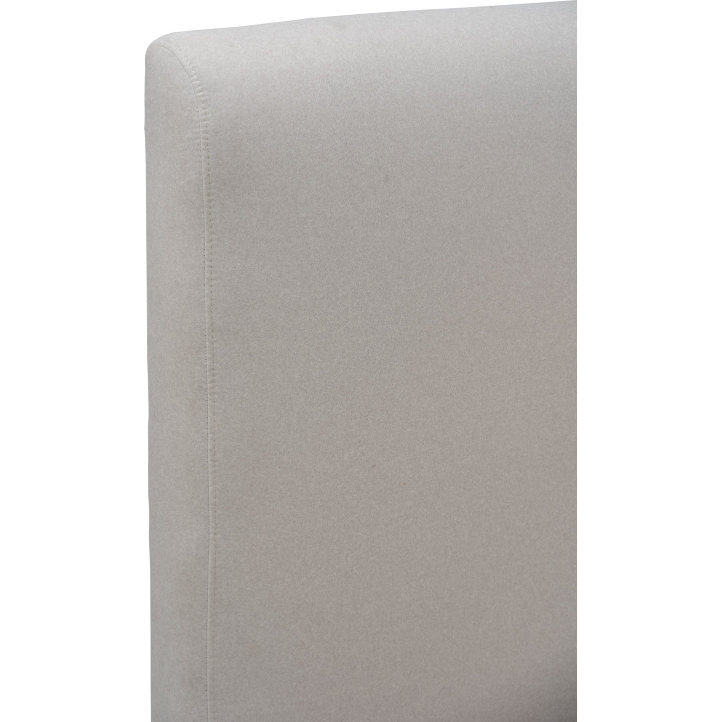 YUME Bedframe - Natural, Grey (Queen Size)(Pets Friendly Fabric)