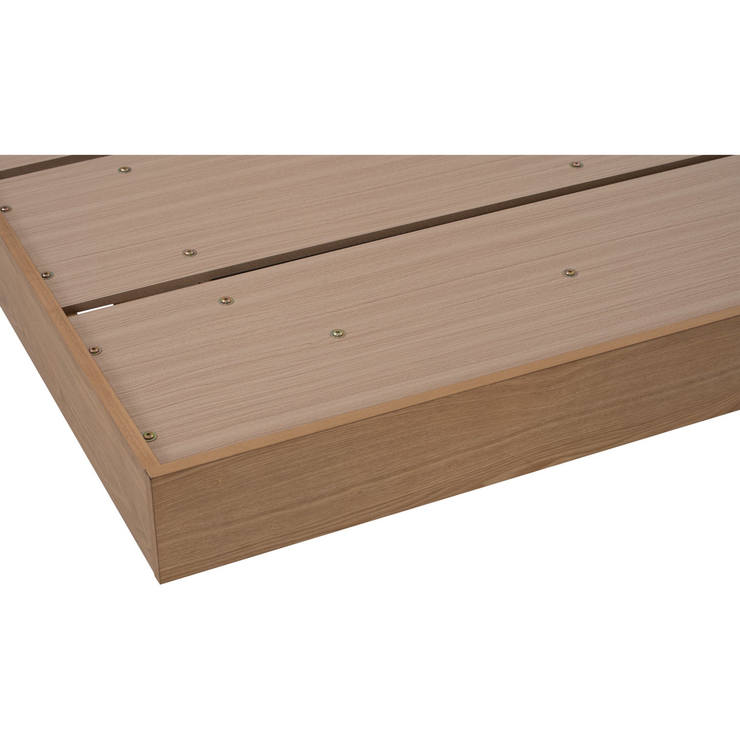 YUME Bedframe - Natural, Grey (Queen Size)(Pets Friendly Fabric)