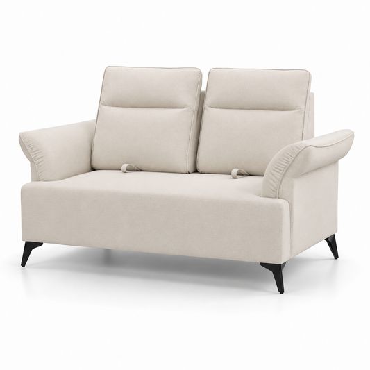 YUZEN 2 Seater Push Back Sofa (Easy Clean Fabric)