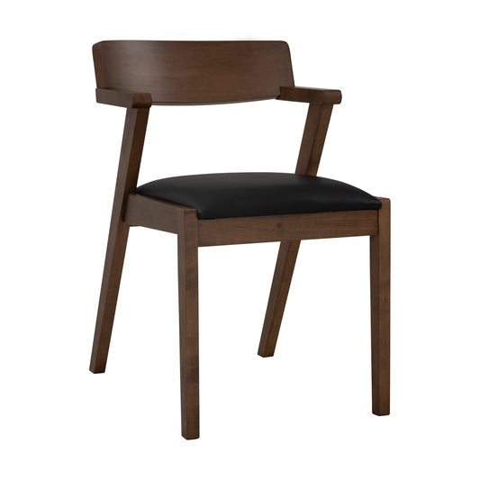 ZOLA Dining Chair - Cocoa Frame, Espresso Seat