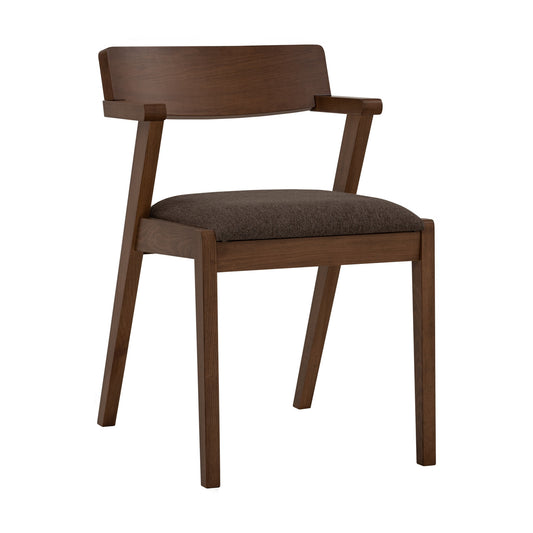 ZOLA Dining Chair - Cocoa Frame, Chestnut Seat