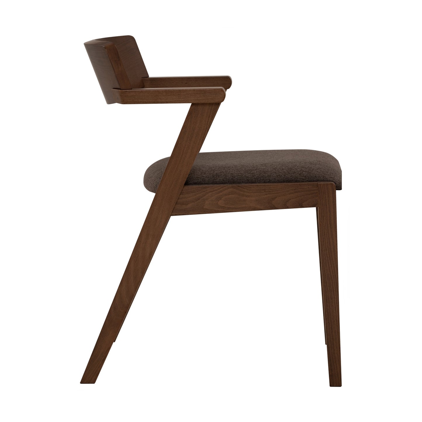 ZOLA Dining Chair - Cocoa Frame, Chestnut Seat