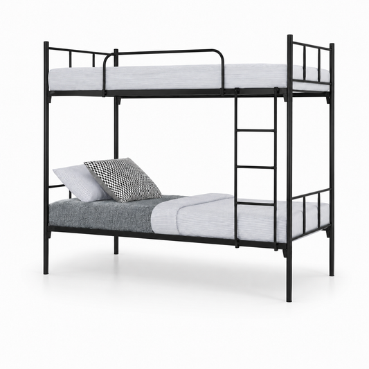 ZETTY Double Decker Metal Bedframe - Black