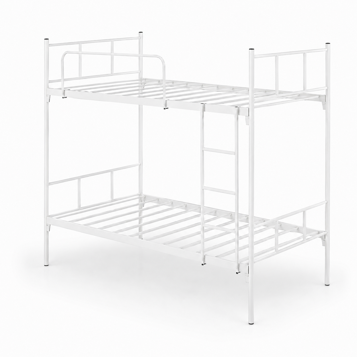 ZETTY Double Decker Metal Bedframe - White